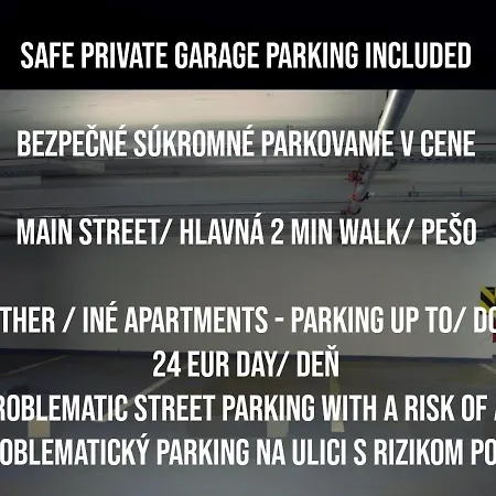 E3 Luxury Oldtown - Free Parking, Supermarket, Pcscreen, Netflix, Unlimited Music, Aircon Lejlighed Košice